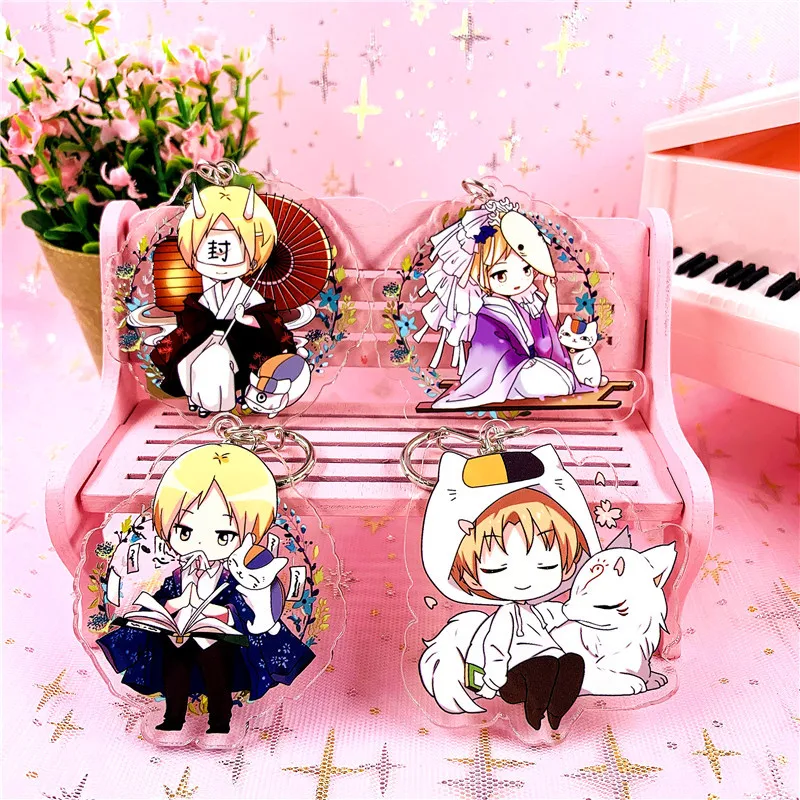 Japanese Anime Natsume's Book of Friends Keychain Fashion Cartoon Figure Bag Pendants Car Key Chains Best Friend Graduation Gift
Japanese Anime Natsume's Book of Friends Keychain Fashion Cartoon Figure Bag Pendants Car Key Chains Best Friend Graduation Gift