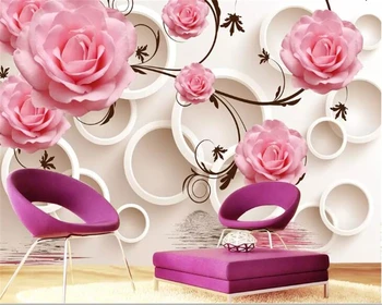 beibehang wall papers home decor Stylish romantic rose behang flower circle 3D wallpaper TV background wall papel de parede
beibehang wall papers home decor Stylish romantic rose behang flower circle 3D wallpaper TV background wall papel de parede
