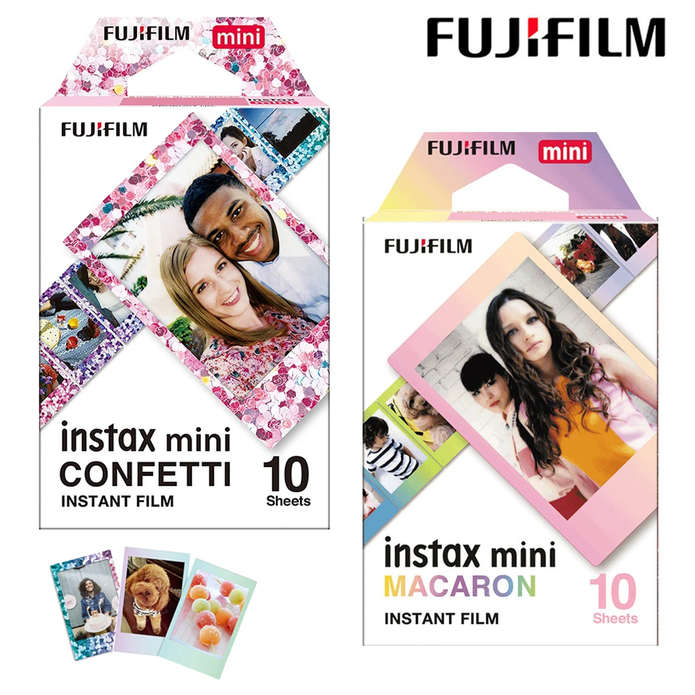 Fujifilm Instax Mini Film Confetti + Macaroon Instax Mini 9 Color Films 20 pcs For Fuji Instant Mini 8 9 7s 70 90 Camera SP-1
Fujifilm Instax Mini Film Confetti + Macaroon Instax Mini 9 Color Films 20 pcs For Fuji Instant Mini 8 9 7s 70 90 Camera SP-1