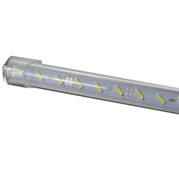 50CM DC12V 36 SMD 7020 LED Hard Rigid Strip Bar Light with shape Aluminium shell under cabinet Milky Cover Transparent |