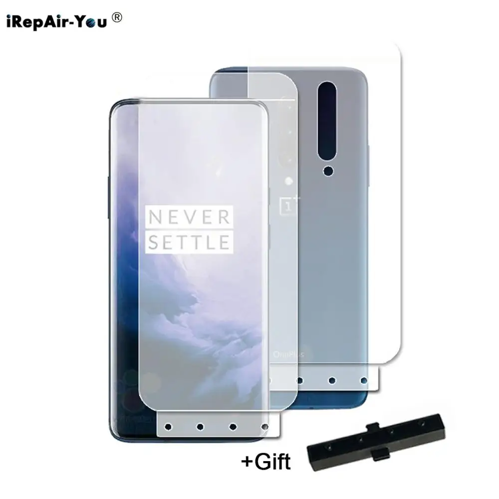 2PCS New Front & Back Hydrogel Film For Oneplus 7 Pro HD Full Cover Screen Protector For Oneplus 7 Soft TPU Nano Protector Film
2PCS New Front & Back Hydrogel Film For Oneplus 7 Pro HD Full Cover Screen Protector For Oneplus 7 Soft TPU Nano Protector Film