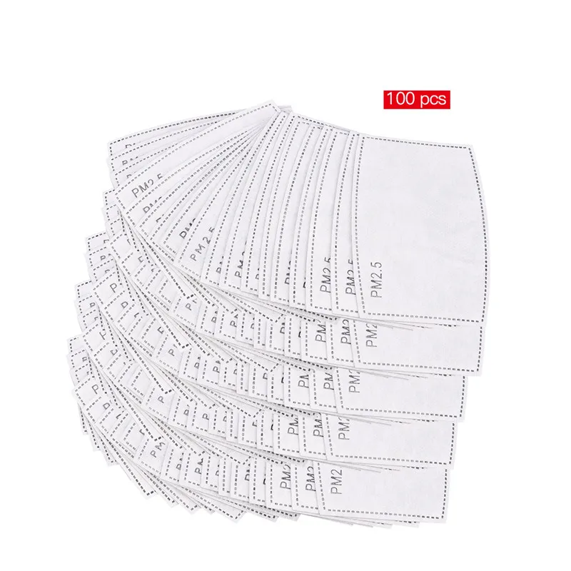 100Pcs Activated carbon 5 layers filter Mask Replacement Filter Efficient filtration PM2.5 Anti Haze mouth Masks replaceable
100Pcs Activated carbon 5 layers filter Mask Replacement Filter Efficient filtration PM2.5 Anti Haze mouth Masks replaceable