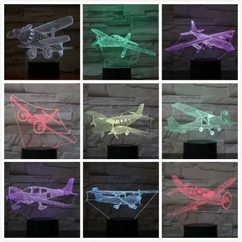 Usb 3d Led Night Light Retro Second World War Plane Model Illusion Lampara Fighter Decorative Lights Warplane Table Lamp Bedside
Usb 3d Led Night Light Retro Second World War Plane Model Illusion Lampara Fighter Decorative Lights Warplane Table Lamp Bedside