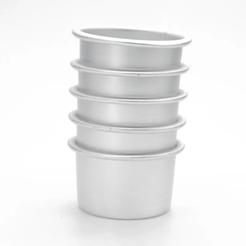 5pcs/lot Aluminum Alloy Round 6.5*4cm Cake Mold Baking Mould Pan Bakeware Tool Removable Bottom
5pcs/lot Aluminum Alloy Round 6.5*4cm Cake Mold Baking Mould Pan Bakeware Tool Removable Bottom