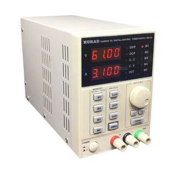 60V 3A 220V KA6003D High Precision Programmable Adjustable Digital Regulated Power DC Supply For Laboratory Testing Modle Phone
60V 3A 220V KA6003D High Precision Programmable Adjustable Digital Regulated Power DC Supply For Laboratory Testing Modle Phone