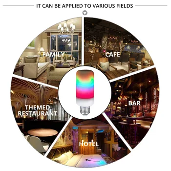 High LED Colored Flame Effect Simulated Nature Fire Light Corn Bulbs Gravity Induction Decor Lamp UEJ
High LED Colored Flame Effect Simulated Nature Fire Light Corn Bulbs Gravity Induction Decor Lamp UEJ