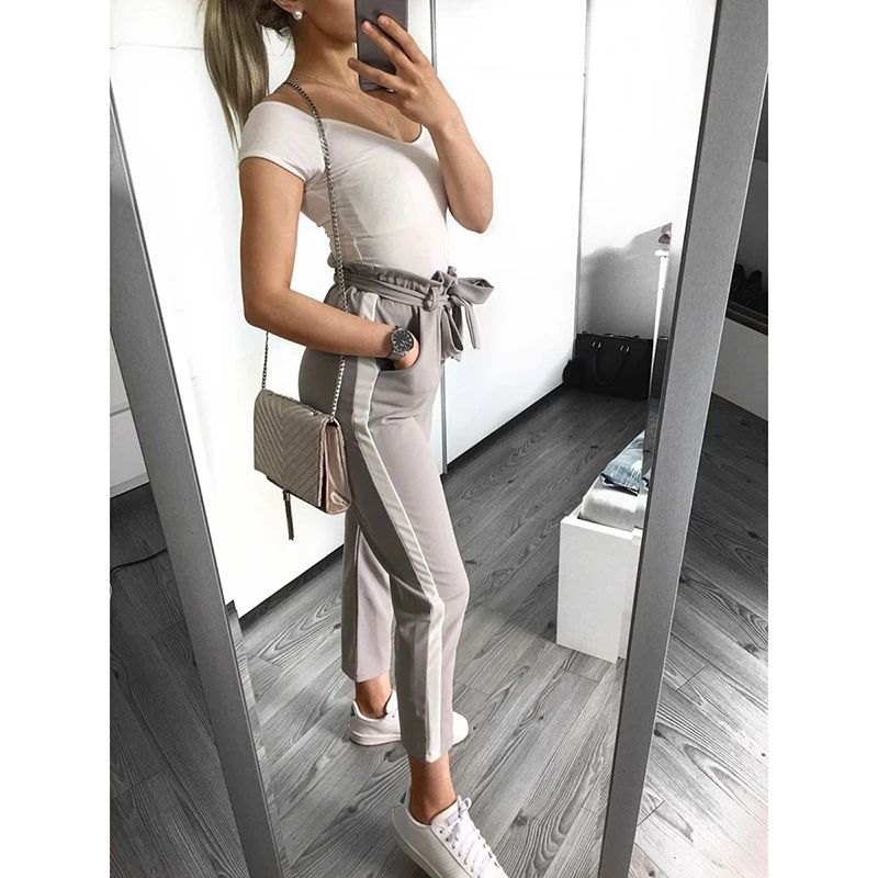 2018 High Waist Sweatpants Women Casual Harem Pants Loose Trousers For Ladies Striped Side Sweat Pants Pantalon Femme WS9710V
2018 High Waist Sweatpants Women Casual Harem Pants Loose Trousers For Ladies Striped Side Sweat Pants Pantalon Femme WS9710V