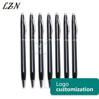 LZN Rotating Black Silver Metal Ballpoint Pen Business Promotion Pens Free Customlized Company Logo/Text for special customer
LZN Rotating Black Silver Metal Ballpoint Pen Business Promotion Pens Free Customlized Company Logo/Text for special customer