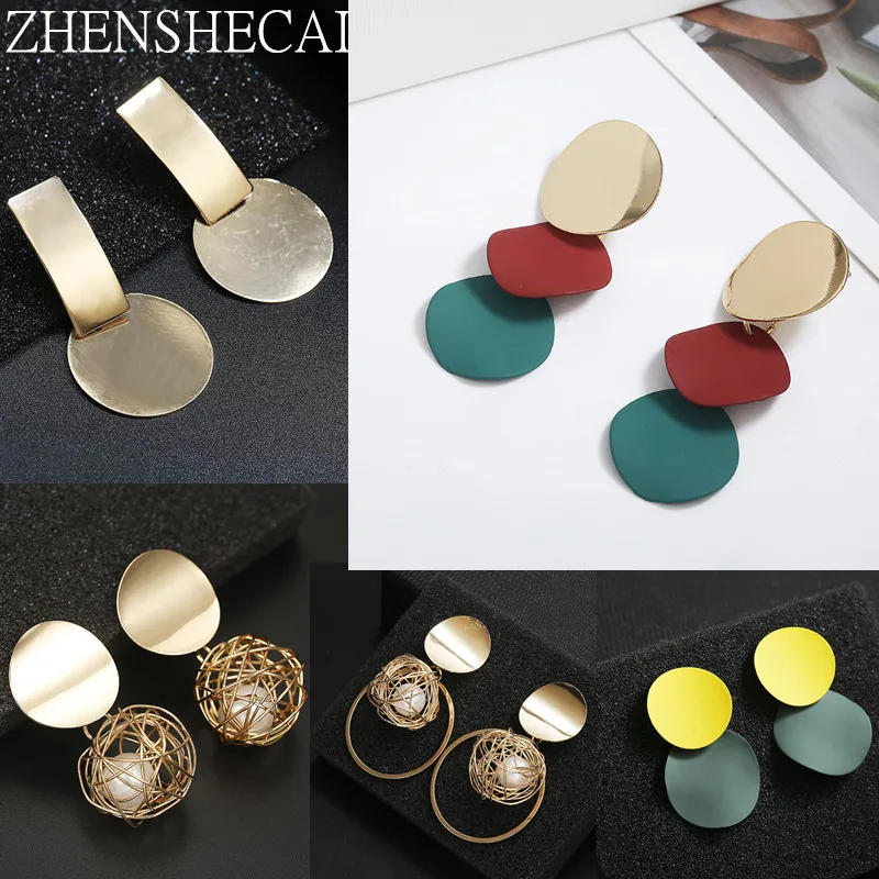 Fashion Statement Earrings 2019 Big Geometric earrings For Women Long Hanging Dangle Earrings Drop Earing modern Jewelry Gift
Fashion Statement Earrings 2019 Big Geometric earrings For Women Long Hanging Dangle Earrings Drop Earing modern Jewelry Gift