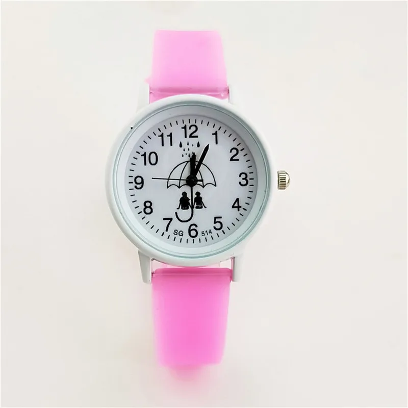 Anime small umbrella silicon belt kid's watch personality creative children's fashion wrist watch boy's and girl's clock
Anime small umbrella silicon belt kid's watch personality creative children's fashion wrist watch boy's and girl's clock
