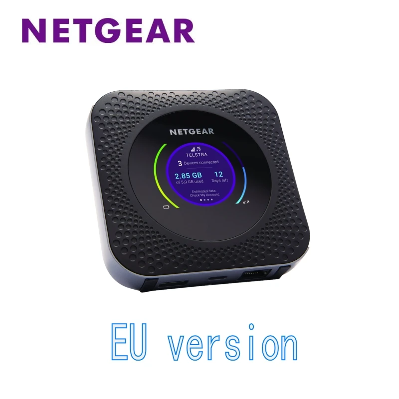 Unlocked EU Netgear Nighthawk M1 MR1100 LTE CAT16 4GX Gigabit Mobile Router speeds WLAN LTE Band 1/3/7/8/20/28 /38/40/41
Unlocked EU Netgear Nighthawk M1 MR1100 LTE CAT16 4GX Gigabit Mobile Router speeds WLAN LTE Band 1/3/7/8/20/28 /38/40/41