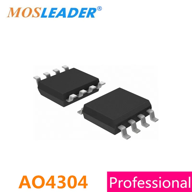 Mosleader SOP8 AO4304 100 шт. 500 1000 шт. 2500 30 V 18A N-Channel высокого качества
Mosleader SOP8 AO4304 100 шт. 500 1000 шт. 2500 30 V 18A N-Channel высокого качества