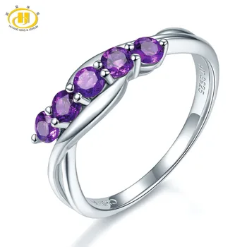 Hutang Natural African Amethyst Women's Ring Genuine Pure 925 Sterling Silver Rings Fine Elegant Gemstone Jewelry New Arrival
Hutang Natural African Amethyst Women's Ring Genuine Pure 925 Sterling Silver Rings Fine Elegant Gemstone Jewelry New Arrival