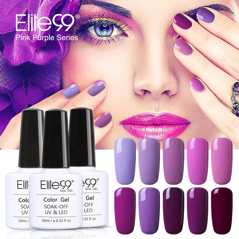 Elite99 12pcs Nail Gel Polish Long-lasting Soak-off LED UV 10ml Gel Varnish For DIY Manicure Nail Polish Lacquer Of Pink Purple
Elite99 12pcs Nail Gel Polish Long-lasting Soak-off LED UV 10ml Gel Varnish For DIY Manicure Nail Polish Lacquer Of Pink Purple