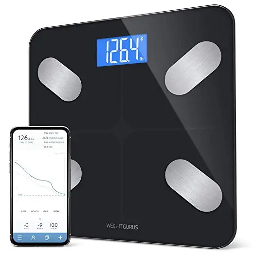 Bluetooth Digital Body Fat Weight Scale Body Composition Monitor and Smart Bathroom Scale
Bluetooth Digital Body Fat Weight Scale Body Composition Monitor and Smart Bathroom Scale