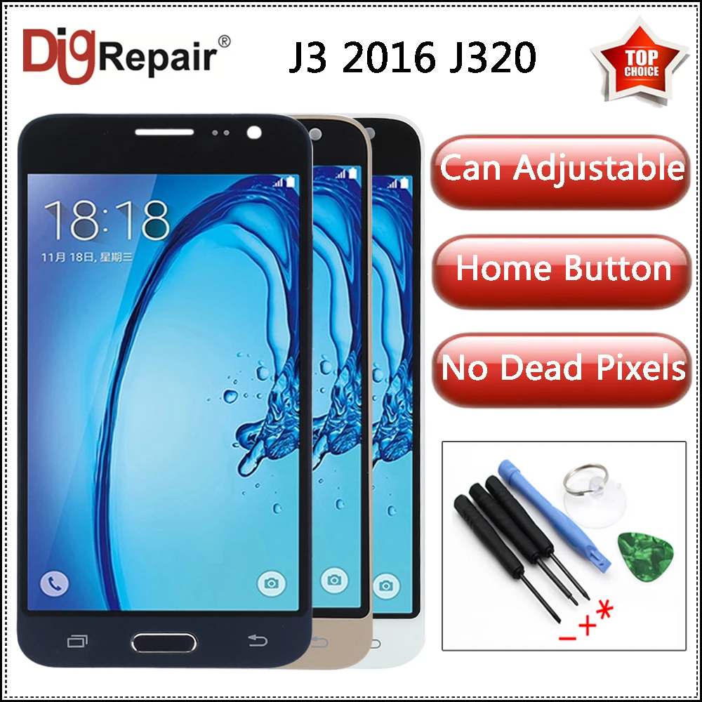5.0" J320F LCD For Samsung Galaxy J3 2016 Screen J320 J320F J320A J320M LCD Display Digitizer Touch Screen Assembly Parts Button
5.0" J320F LCD For Samsung Galaxy J3 2016 Screen J320 J320F J320A J320M LCD Display Digitizer Touch Screen Assembly Parts Button