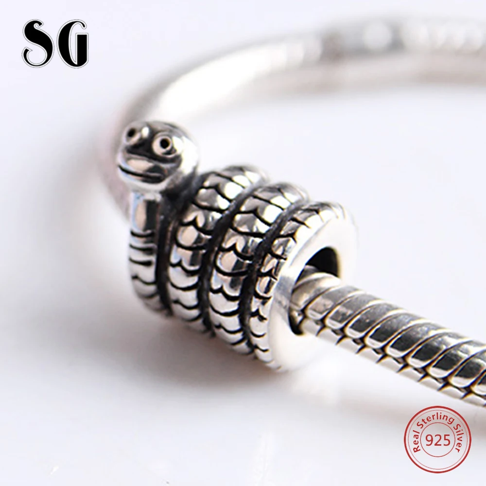 Silver Galaxy 925 Sterling Silver Cute Animal Snake Beads Fit Authentic European Charms Bracelet For Women Fashion Jewelry Gifts
Silver Galaxy 925 Sterling Silver Cute Animal Snake Beads Fit Authentic European Charms Bracelet For Women Fashion Jewelry Gifts