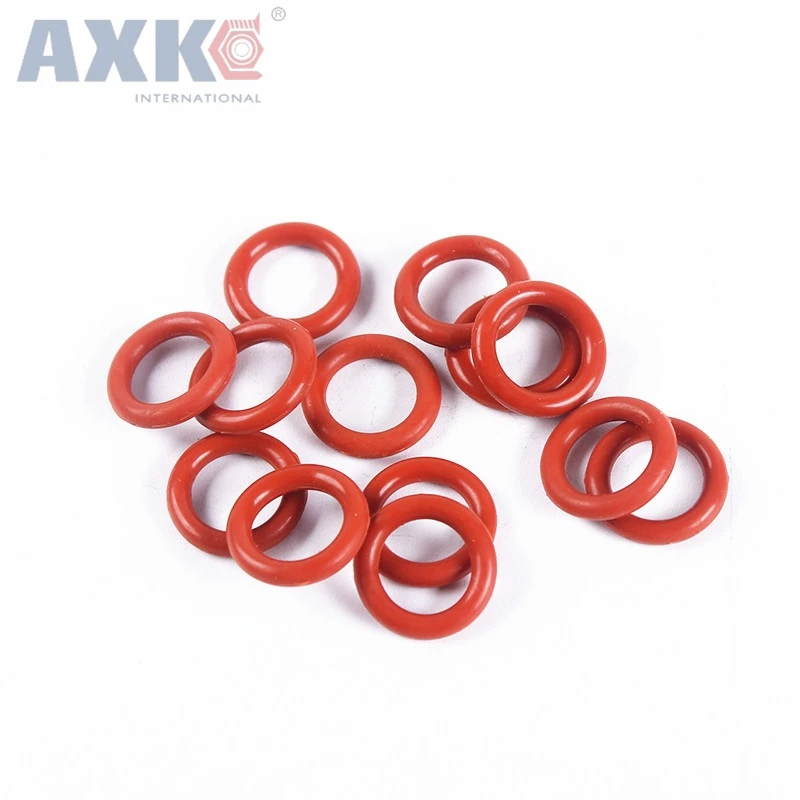 

AXK Food Grade O-ring Seals Gasket Silicon 5.7mm Thickness 30/35/40/45/50/55/60/65/70/75mm OD Rubber O Rings Sealing Grommet