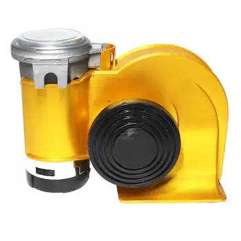 12V 139dB Loud Car lacquer Gold Snail Compact Dual Air Horn for Auto Vehicle Motorcycle Bikes Yacht Boat SUV
12V 139dB Loud Car lacquer Gold Snail Compact Dual Air Horn for Auto Vehicle Motorcycle Bikes Yacht Boat SUV