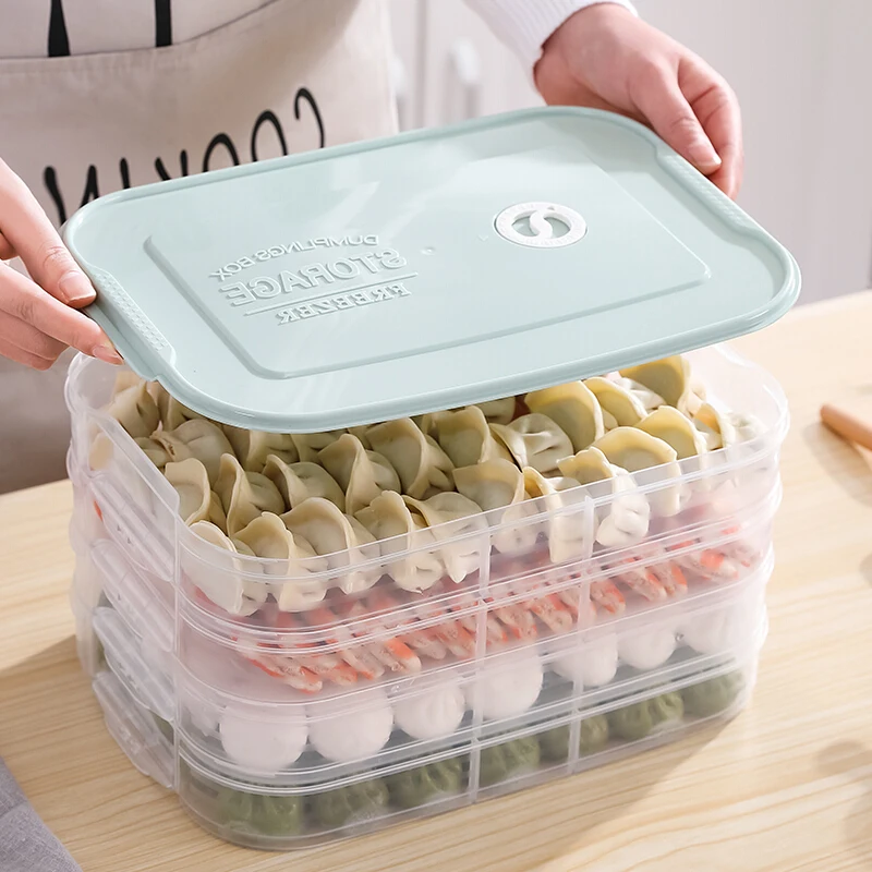 Multi-layer plastic PP dumpling storage box refrigerator frozen dumpling tray household food Crisper storage container mx6211523
Multi-layer plastic PP dumpling storage box refrigerator frozen dumpling tray household food Crisper storage container mx6211523