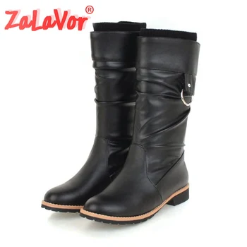 ZALAVOR Winter Fur Women Knee High Boots Crystal Buckle Black Flats Shoes Keep Warm Daily Leisure Women Footwear Size 34-43
ZALAVOR Winter Fur Women Knee High Boots Crystal Buckle Black Flats Shoes Keep Warm Daily Leisure Women Footwear Size 34-43