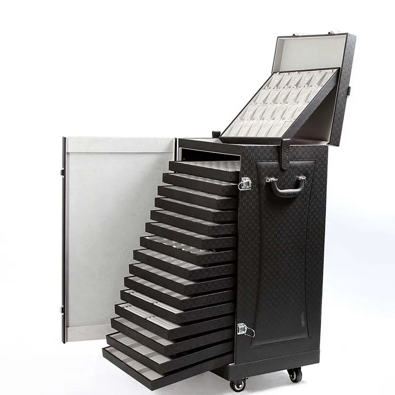 High-Grade PU Leather Jewelry Box Storage Box Jewelry Display Organizer Box Boarding Rolling Suitcase Jewelry With Crate The Lug
High-Grade PU Leather Jewelry Box Storage Box Jewelry Display Organizer Box Boarding Rolling Suitcase Jewelry With Crate The Lug