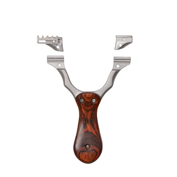 Powerful stainless steel folding type catapult wooden slingshot fit for adult and kids without rubber band 1pc
Powerful stainless steel folding type catapult wooden slingshot fit for adult and kids without rubber band 1pc