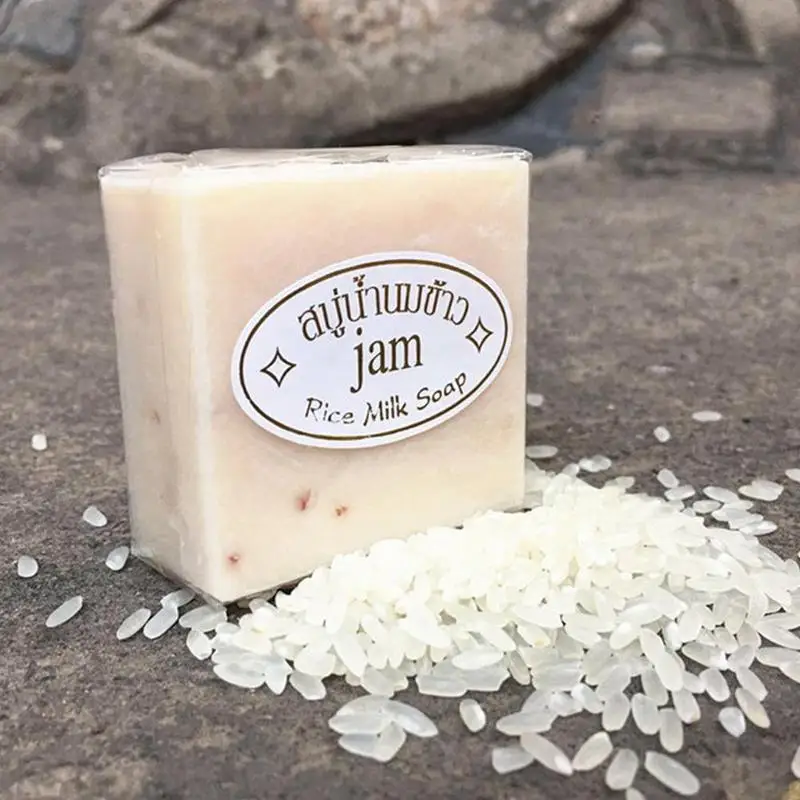 Hand Soap Jasmine Rice Handmade Collagen Vitamin Skin Whitening Bathing Tool Rice Milk Soap Bleaching Agents Acne Soap
Hand Soap Jasmine Rice Handmade Collagen Vitamin Skin Whitening Bathing Tool Rice Milk Soap Bleaching Agents Acne Soap