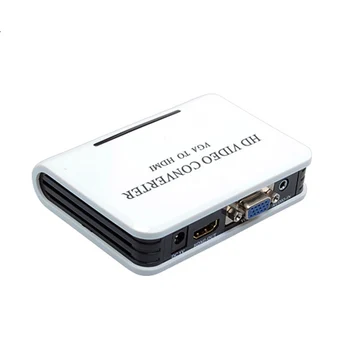 VGA Converter HDMI with Audio 1080x1920 Resolution,3.5mm Stereo VGA-HDMI w/ Power Adapter,VGA 2 HDMI 1080p ADC
VGA Converter HDMI with Audio 1080x1920 Resolution,3.5mm Stereo VGA-HDMI w/ Power Adapter,VGA 2 HDMI 1080p ADC