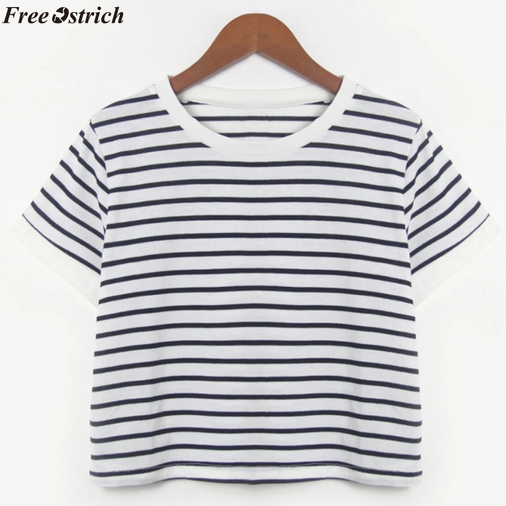 FFREE OSTRICH Women's Fashion Striped O-Neck Short Sleeve T-Shirt Ladies Casual Basic Slim T-shirt tops Summer plus size
FFREE OSTRICH Women's Fashion Striped O-Neck Short Sleeve T-Shirt Ladies Casual Basic Slim T-shirt tops Summer plus size