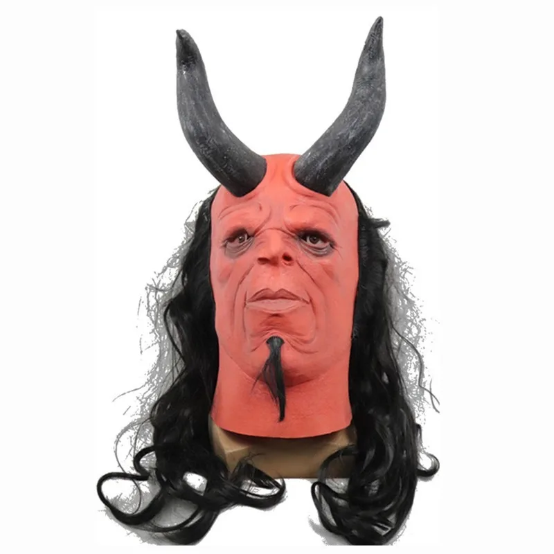 Halloween Movie Hellboy Rise Blood Queen Ox Horn Cosplay Adult Latex Mask Party Prop
Halloween Movie Hellboy Rise Blood Queen Ox Horn Cosplay Adult Latex Mask Party Prop