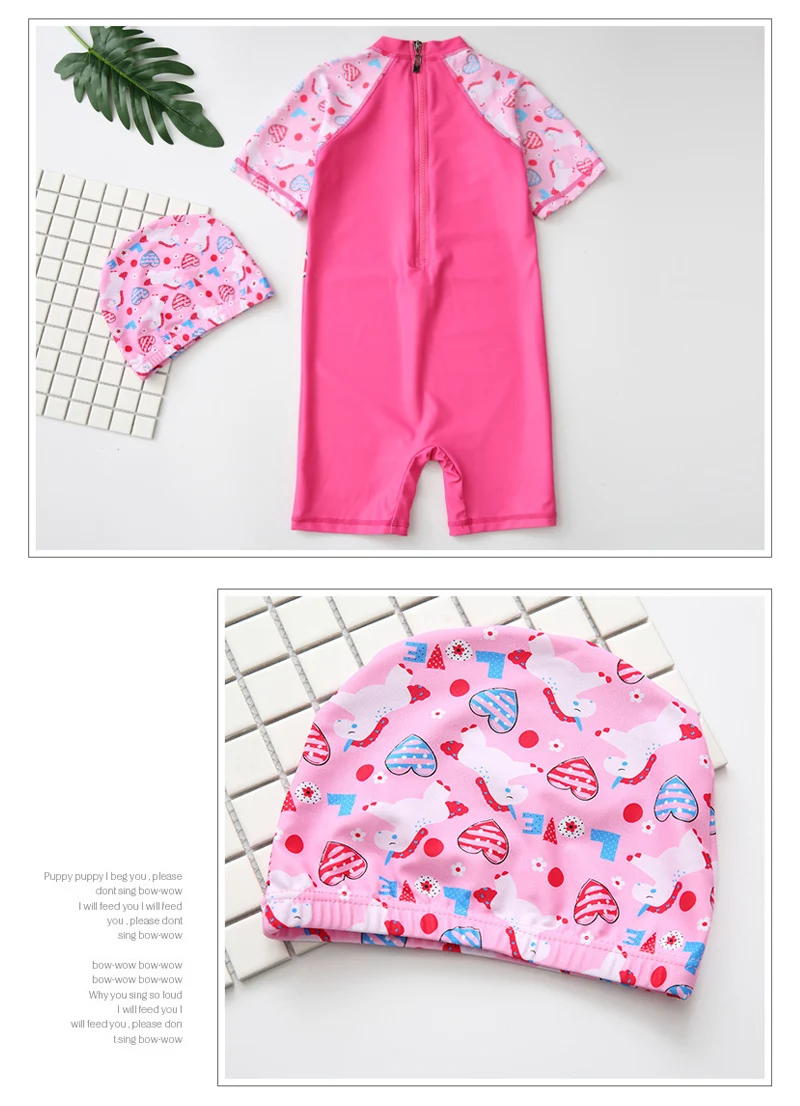 Baby Girl Swimwear One Pieces Bikini Children's Swimming Suits Rainbow Girls Princess Swimming Sunscreen Suit Kids Tankini 2019_08.jpg