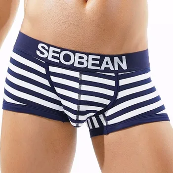 SEOBEAN Boxer Shorts Men's cotton boxer uomo striped mens underware Man boxer underwear Low boxer calzoncillo hombre 3 Colors
SEOBEAN Boxer Shorts Men's cotton boxer uomo striped mens underware Man boxer underwear Low boxer calzoncillo hombre 3 Colors