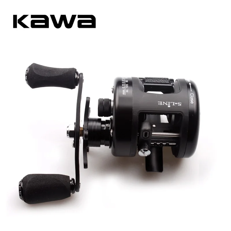 KAWA литой барабан K350 Тип Рыболовная катушка приманка кастинговая правая рука