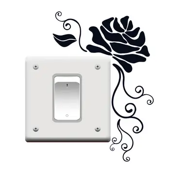 DIY Art Light Switch Removable Rose Flower Wall Sticker Home Vinyl Decal Decor 4WS0115
DIY Art Light Switch Removable Rose Flower Wall Sticker Home Vinyl Decal Decor 4WS0115
