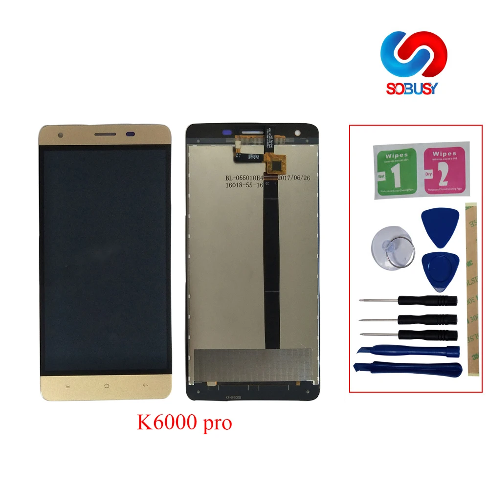 Оригинальный ЖК дисплей для Oukitel K6000 Pro K6000pro кодирующий преобразователь