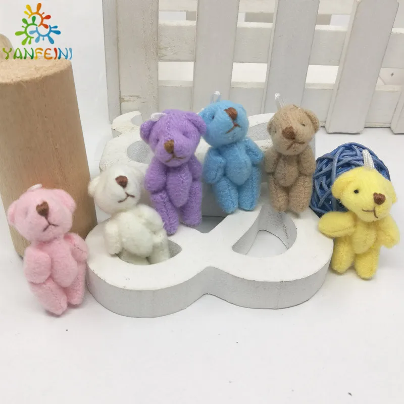 New 3.5CM Plush Mini Teddy Bear Joint Bear Small Stuffed Aimals For Keychain Pendants Chaveiro Mini Urso De Pelucia Oso
New 3.5CM Plush Mini Teddy Bear Joint Bear Small Stuffed Aimals For Keychain Pendants Chaveiro Mini Urso De Pelucia Oso