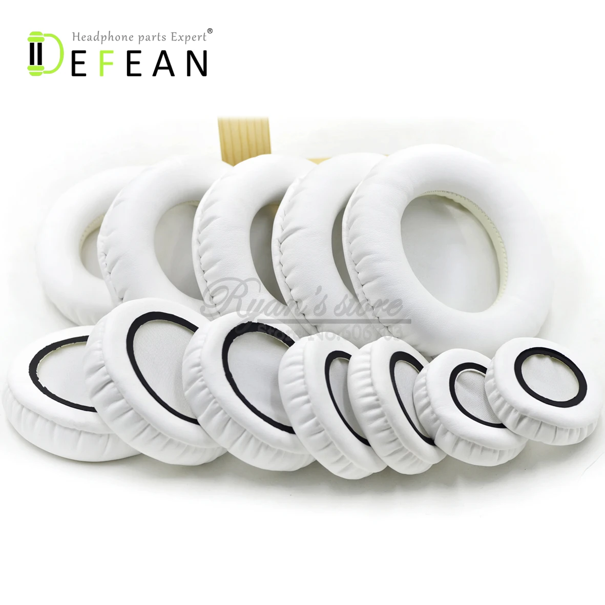 Defean White Cushion ear pads 50mm 55mm 60mm 65mm 70mm 75mm 80mm 85mm 90mm 95mm 100mm 105mm 110mm
Defean White Cushion ear pads 50mm 55mm 60mm 65mm 70mm 75mm 80mm 85mm 90mm 95mm 100mm 105mm 110mm