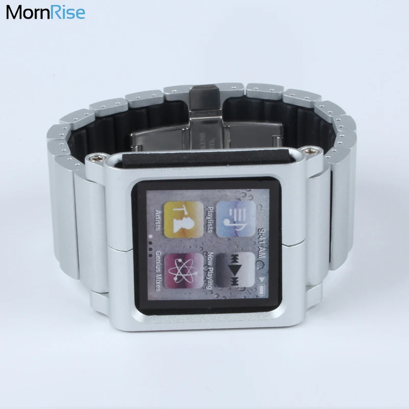 New Metal Aluminum Wrist Watch Band for Apple iPod Nano 6 Case 6th Generation iwatchz Classic Relojes Strap Bracelet Cover Bags
New Metal Aluminum Wrist Watch Band for Apple iPod Nano 6 Case 6th Generation iwatchz Classic Relojes Strap Bracelet Cover Bags