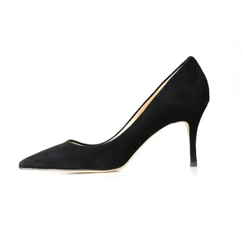 2020Basic funds Black stiletto tip New style suede high heels fashionable office shoes women sexy high heels comfortable
2020Basic funds Black stiletto tip New style suede high heels fashionable office shoes women sexy high heels comfortable