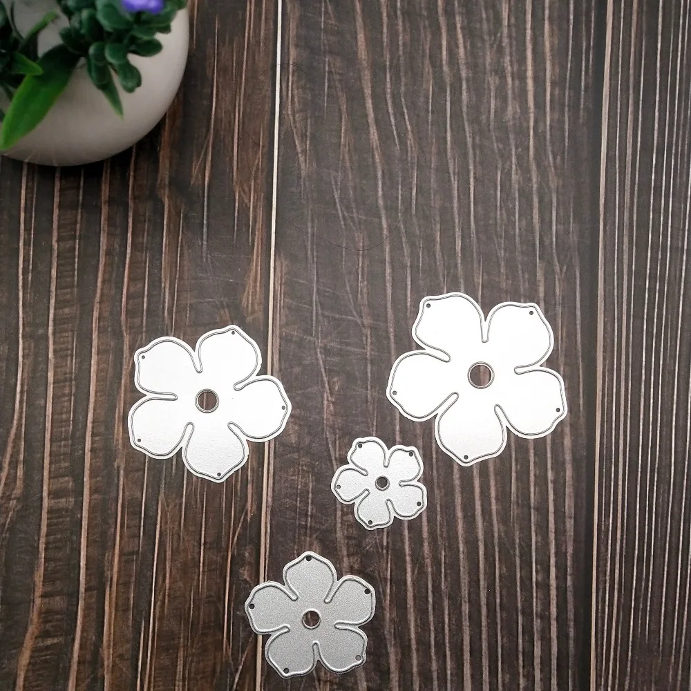 4pcs Flower Layer Layered Floral Metal Cutting Dies Decorative Scrapbooking Steel Craft Die Cut Embossing Paper Cards Stencils
4pcs Flower Layer Layered Floral Metal Cutting Dies Decorative Scrapbooking Steel Craft Die Cut Embossing Paper Cards Stencils