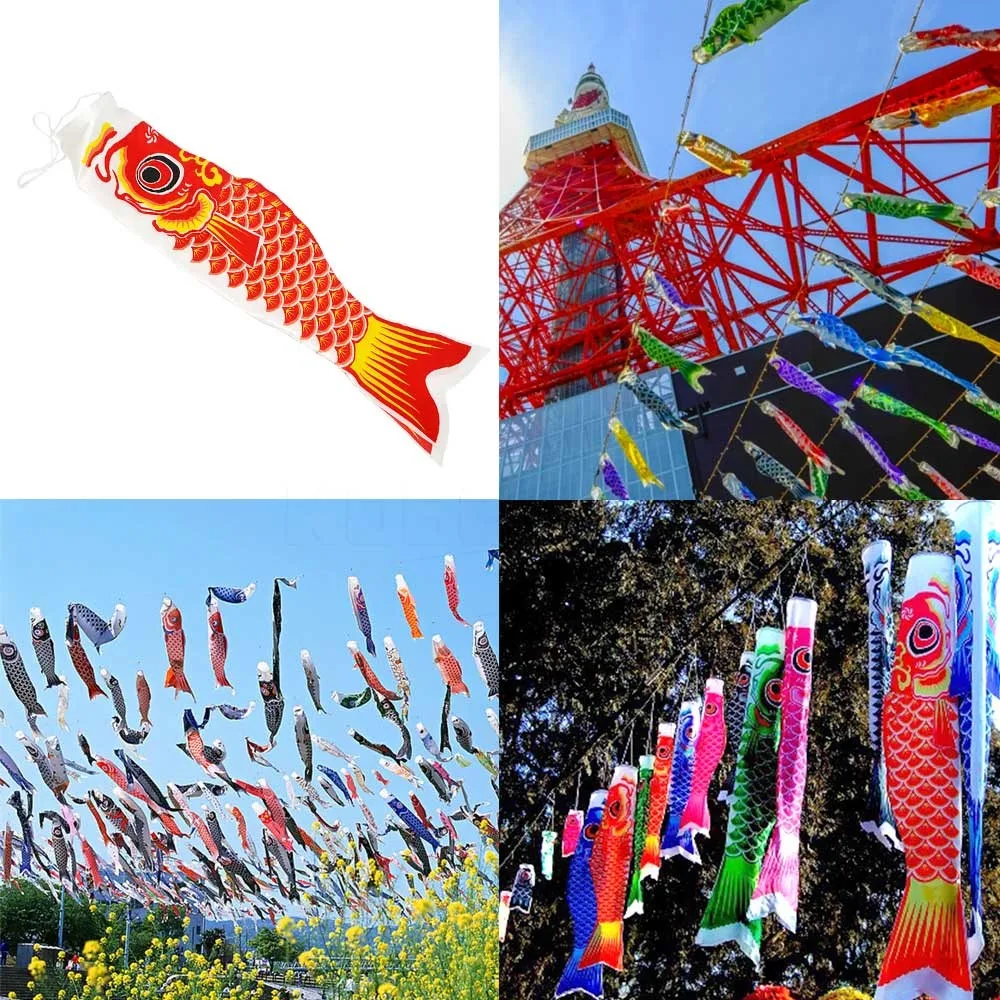 40cm Koi Nobori Japanese Style Party Flag Colorful Carp Wind Sock Koinobori Fish Anime Fish Flags Kite Flag Hanging Decor
40cm Koi Nobori Japanese Style Party Flag Colorful Carp Wind Sock Koinobori Fish Anime Fish Flags Kite Flag Hanging Decor