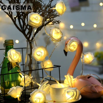 10M 100 Bulbs Rose Christmas Garland LED Lights String Bedroom Fairy Lights Decoration For Holiday Party Wedding Home Lighting
10M 100 Bulbs Rose Christmas Garland LED Lights String Bedroom Fairy Lights Decoration For Holiday Party Wedding Home Lighting