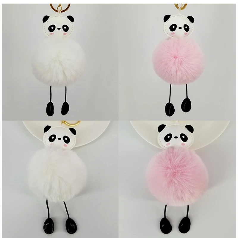Lovely Panda Keychain Leather Chains Fur Keychains Women Trinkets Suspension On Bags Car Key Chain Keyrings Toy Gifts
Lovely Panda Keychain Leather Chains Fur Keychains Women Trinkets Suspension On Bags Car Key Chain Keyrings Toy Gifts
