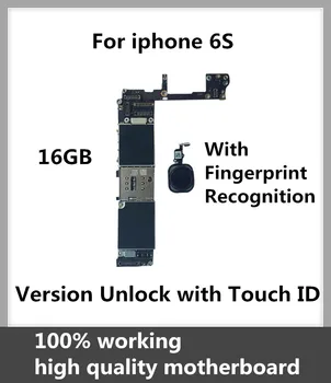 For iPhone 6S 4.7inch Original Motherboard 16GB Factory Unlocked Mainboard With Touch ID IOS Update Support Free Shipping
For iPhone 6S 4.7inch Original Motherboard 16GB Factory Unlocked Mainboard With Touch ID IOS Update Support Free Shipping