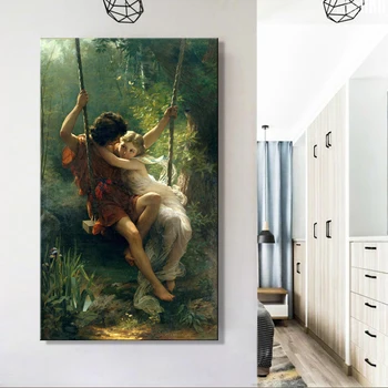 France Painter Pierre Auguste Cot's Springtime Posters Print on Canvas Wall Art Canvas Famous Painting for Living Room Decor
France Painter Pierre Auguste Cot's Springtime Posters Print on Canvas Wall Art Canvas Famous Painting for Living Room Decor