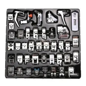 42Pcs Sewing Machine Presser Foot Feet for Singer Brother Domestic Sewing Machine Part Tool Kit
42Pcs Sewing Machine Presser Foot Feet for Singer Brother Domestic Sewing Machine Part Tool Kit