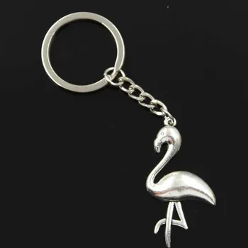 New Fashion Men 30mm Keychain DIY Metal Holder Chain Vintage Crane Bird Flamingo 25x46mm Silver Color Pendant Gift
New Fashion Men 30mm Keychain DIY Metal Holder Chain Vintage Crane Bird Flamingo 25x46mm Silver Color Pendant Gift