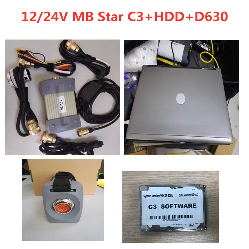 2015.07 Version Top-Rated Professional 12/24MB Tester STAR C3 Diagnosis Multiplexer with Laptop D630 for SD Connect OBD2 Scanner
2015.07 Version Top-Rated Professional 12/24MB Tester STAR C3 Diagnosis Multiplexer with Laptop D630 for SD Connect OBD2 Scanner
