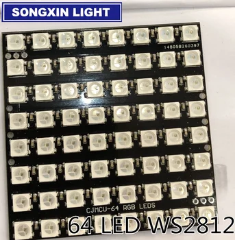 WS2812 LED 5050 RGB 8x8 LED Matrix for Arduino Brand New WS2812B 8*8 64-Bit Full Color 5050 RGB LED Lamp Panel Light For Arduino
WS2812 LED 5050 RGB 8x8 LED Matrix for Arduino Brand New WS2812B 8*8 64-Bit Full Color 5050 RGB LED Lamp Panel Light For Arduino